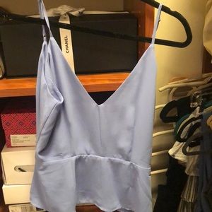 Brand new periwinkle low back cami